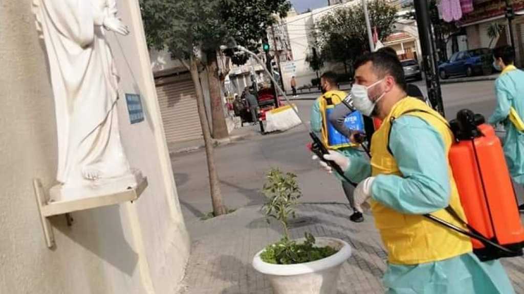 كشافة الامام المهدي(عج) تعقم منازلًا مسيحية
