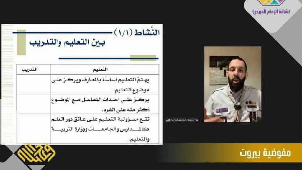 مخيّم وليّ المستضعفين - دورة مدرب