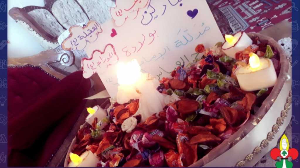 توزيع الحلوى بمناسبة ولادة السيدة زينب